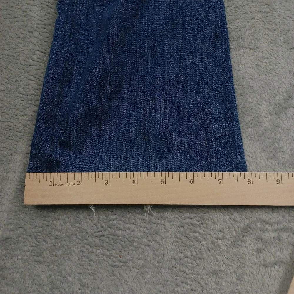 7 For All Mankind Jeans‎ Womens 28 Blue Denim Bootcut Casual Preppy Distressed